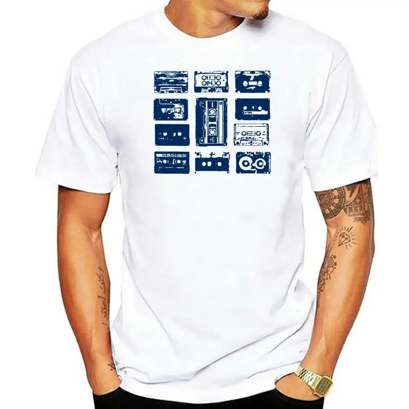 2023 Fashion Summer Hot sale CASSETTE TAPES - music 80s oldschool - Cotton Unisex T-Shirt Tee shirt