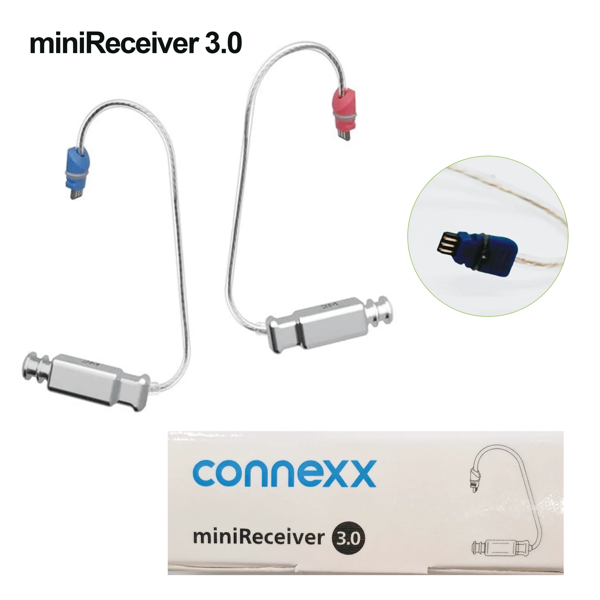 Приемник Signia Connexx miniReceiver 3.0 (S, M, P) для слуховых аппаратов Signia Rexton AudioService, замена