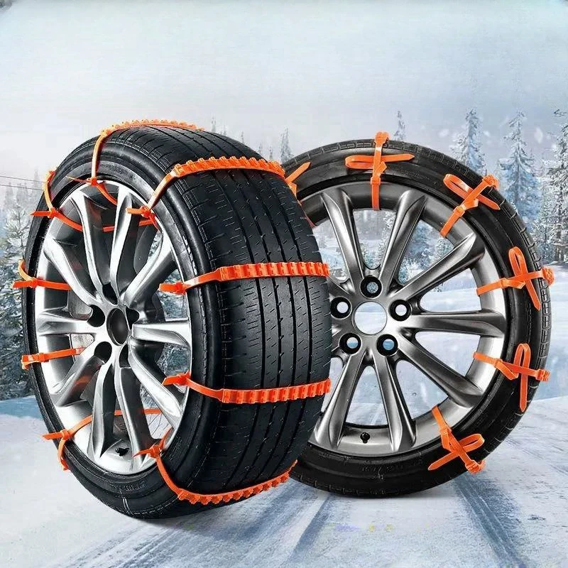 New 1/10pcs Winter Car Snow Chain Antiskid Car Motorcycle Outdoor Snow Tire Emergency Anti-Skid Tyre Chains Auto Accessories