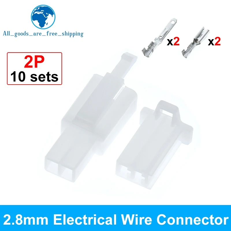 10set 2.8mm 2/3/4/6/9 Pin Automotive 2.8 Electrical Wire Connector Male Female Terminal-Block Cable Plug Kits image 2