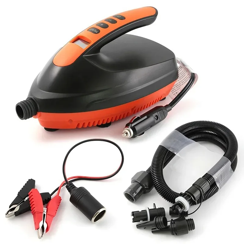 

12V Electric Inflator Pump for Kayak Inflatable SUP Air Mattress Boat with Digital Display Car Portable
