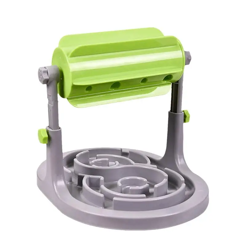 

Interactive Puzzle Feeder Healthy Eating Non-Slip Slow Feeder Stress Relief Jungle Bowl Food Leaking Toy For Fun Mealtime