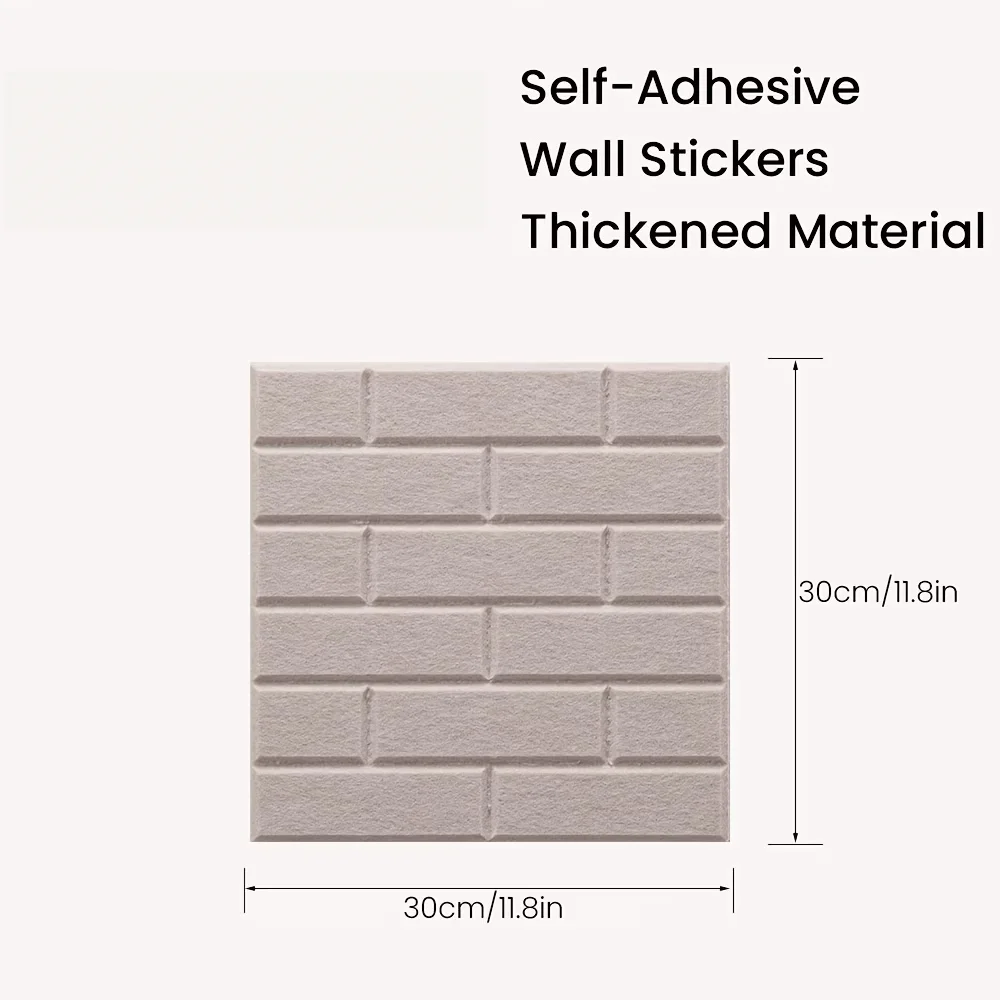 2/6pcs 30x30cm Self-Adhesive Acoustic Wall Panels - - Easy Peel & Stick - For Offices, Recording Studios, Bedrooms, Living Rooms