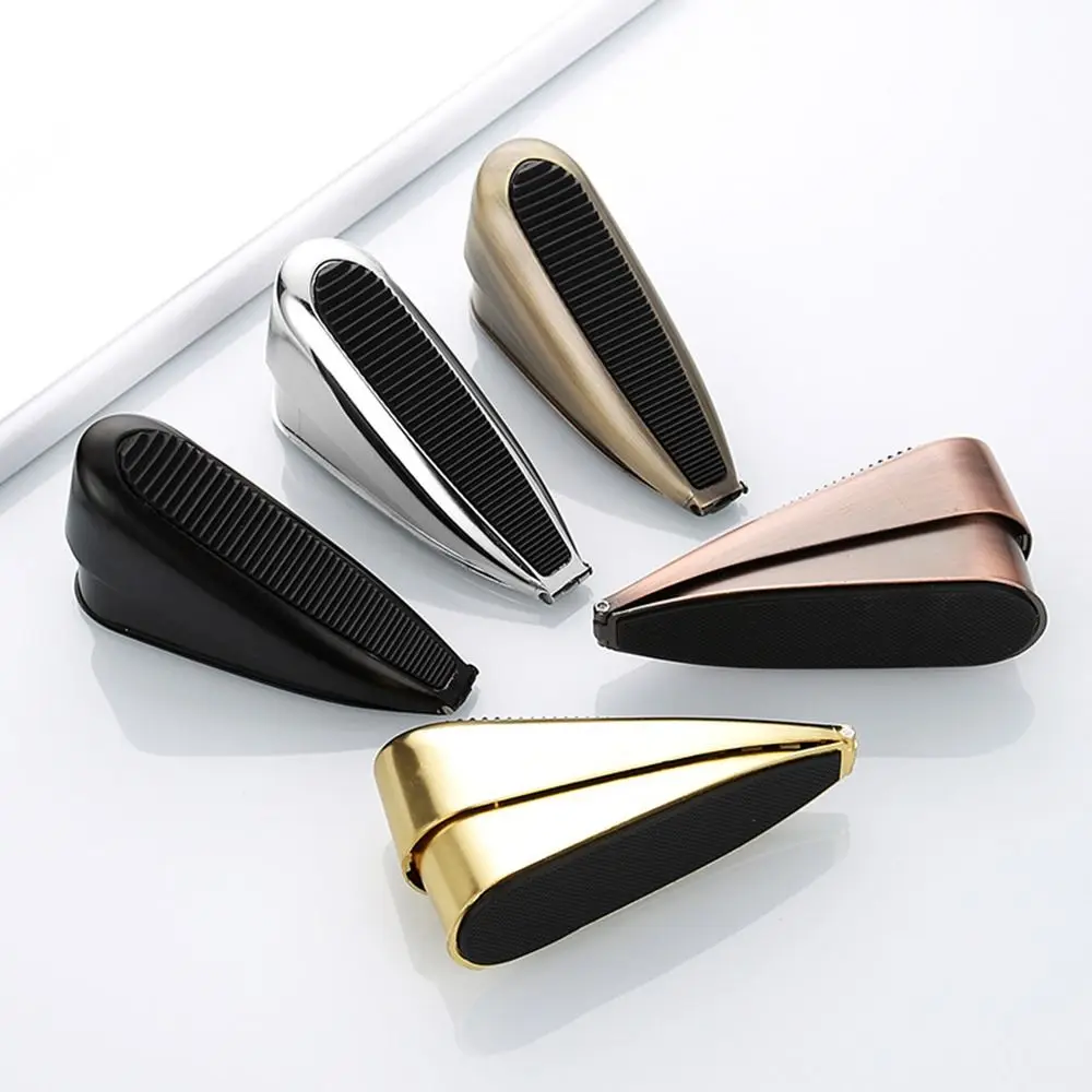 

Portable Mute Zinc Alloy Spring Door Stopper Safety Nail-free Fixed Door Stop Multifunction Windproof Hardware Tool Bedroom
