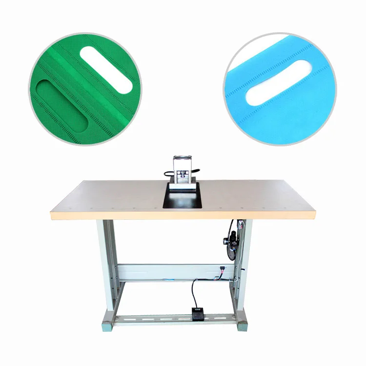 

Pneumatic Hole Punching Machine for Non-Woven Bag or Paper Bag or Plastic Bag Handle Making