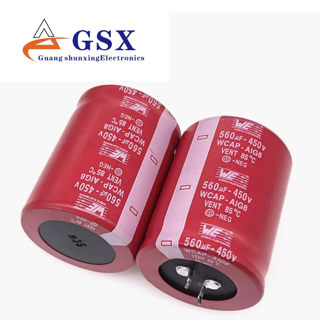 

Audio fever electrolytic capacitor 450v560uf 40 * 52 German W ü rth WE Red Robe WCAP-AIG8