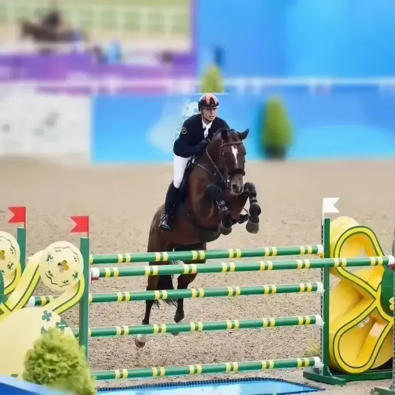 Competition Grade Adjustable Aluminum Jump Standard for Equestrian Schooling Arena Show Jump Obstacles