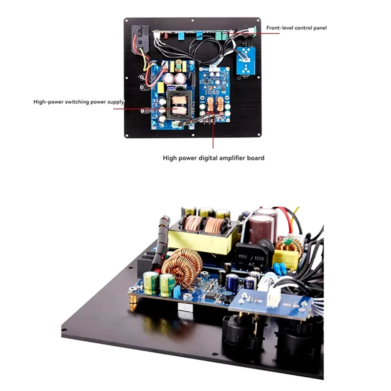 A42Z-New Upgrade TPA3255 Subwoofer Active Speaker Amplifier Board Digital Active Amplifier Board Pure Bass Home Audio System