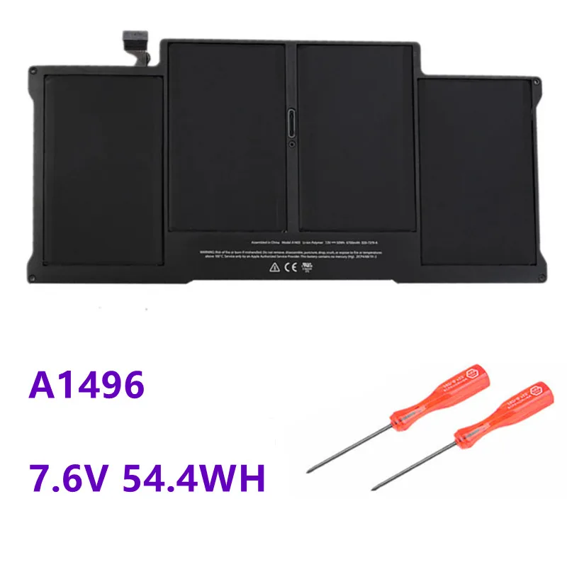 

7.6V 54.4WH A1496 Laptop Battery For Apple MacBook Air 13" A1466 2013/2014/2015 MD760LL/A MD761CH/A A1496 Laptop Battery