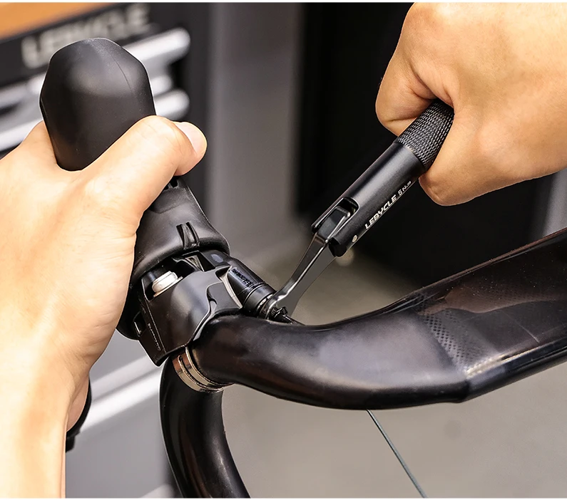 LEBYCLE Fahrrad-Hydraulikbremsen-Drehmomentschlüssel 4/5/8Nm, voreingestellter Drehmomentschlüssel für Shimano, SRAM, Magura Fahrradbremsen-Schlauchwerkzeuge – Detail 12