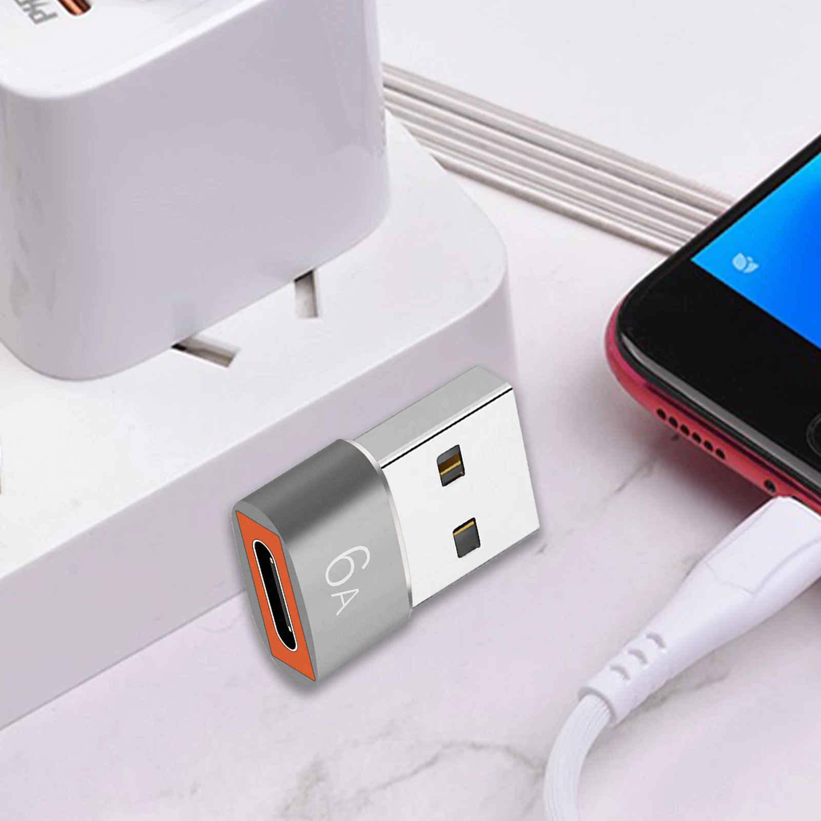 USB To Type C Adapter 3.0 USB Adapter Type C To USB A Charger Cable Adapter Converter For Fast Charging & Data