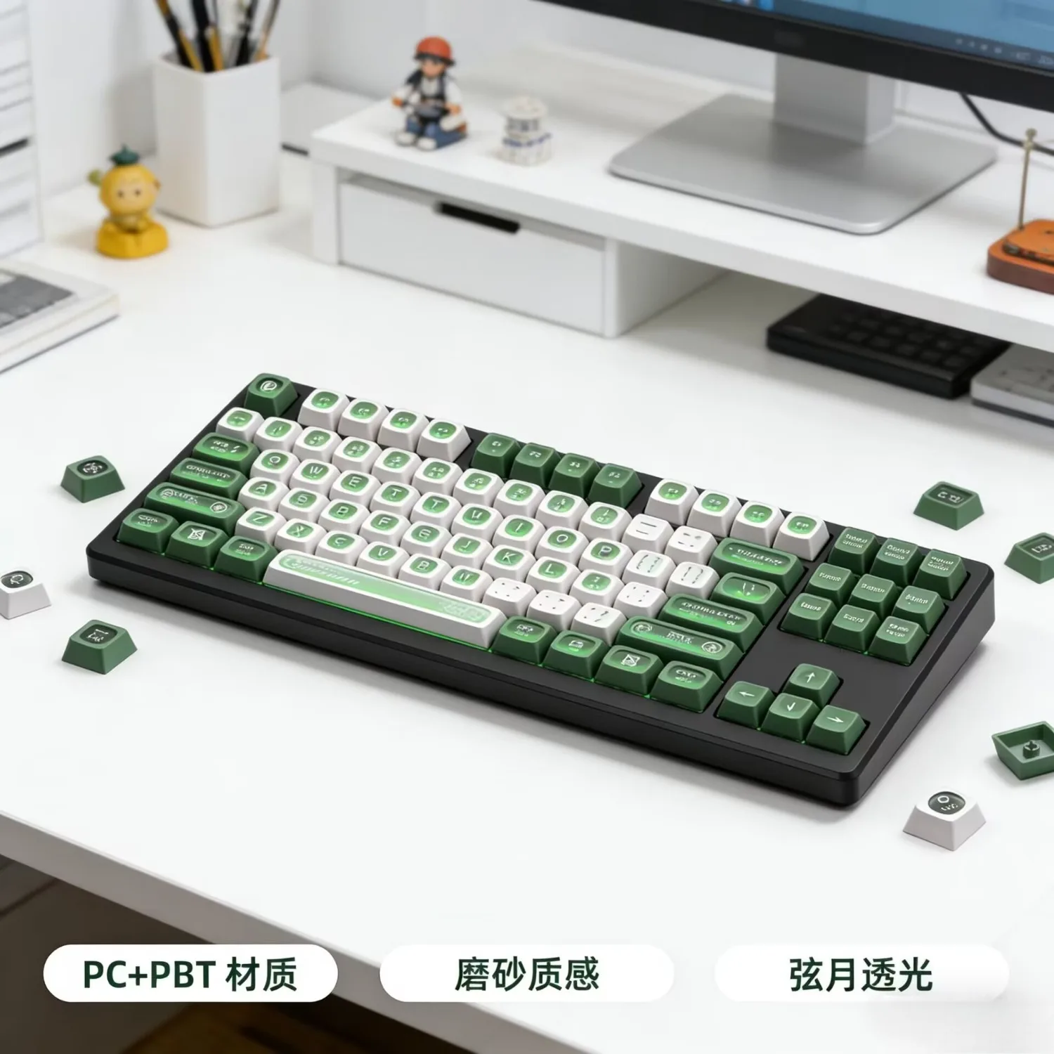 teclas-opal-max-moon-mist-translucidas-de-pc-con-textura-esmerilada-perfil-oem-para-teclado-mecanico-personalizado-con-diseno-alice