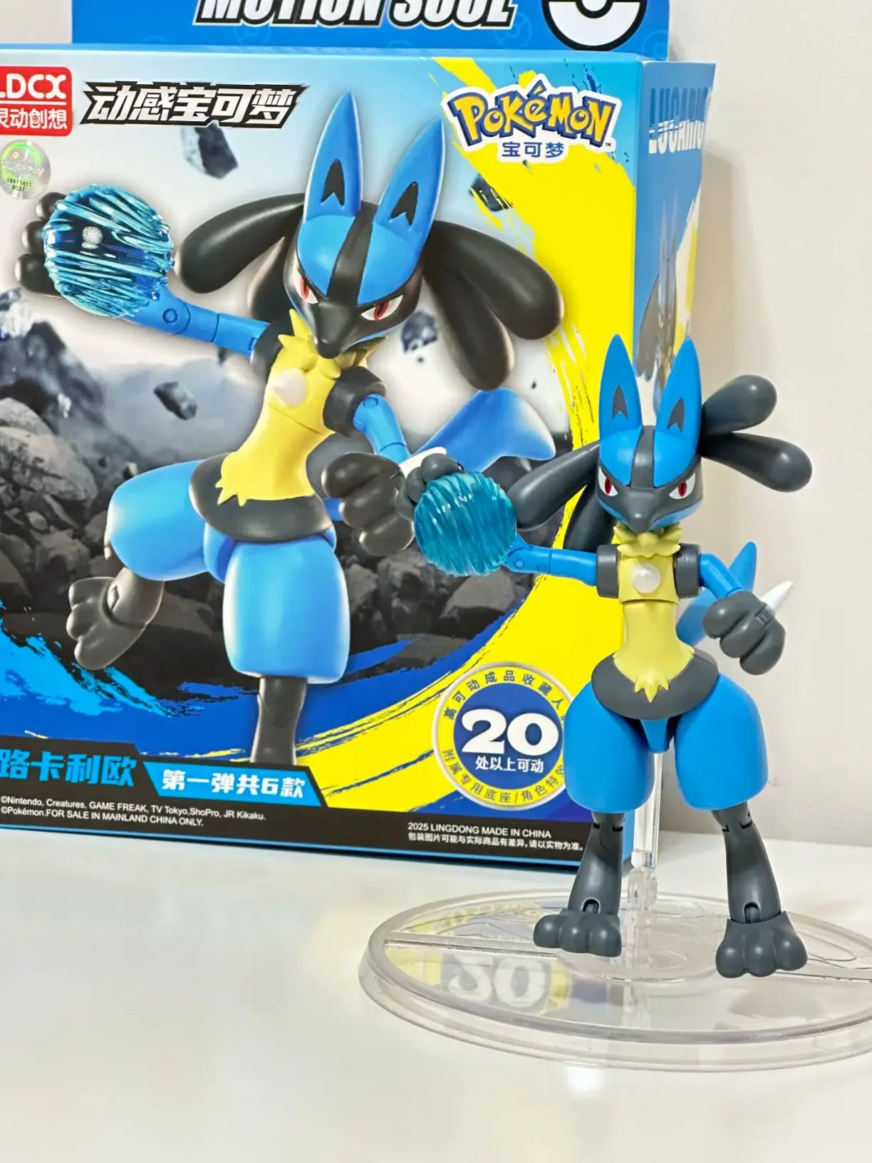 LDCX بيكاتشو Infernape Mewtwo Charizard Greninja Lucario المنقولة ألعاب شخصيات الحركة تحصيل نماذج الفن اليدوية #3