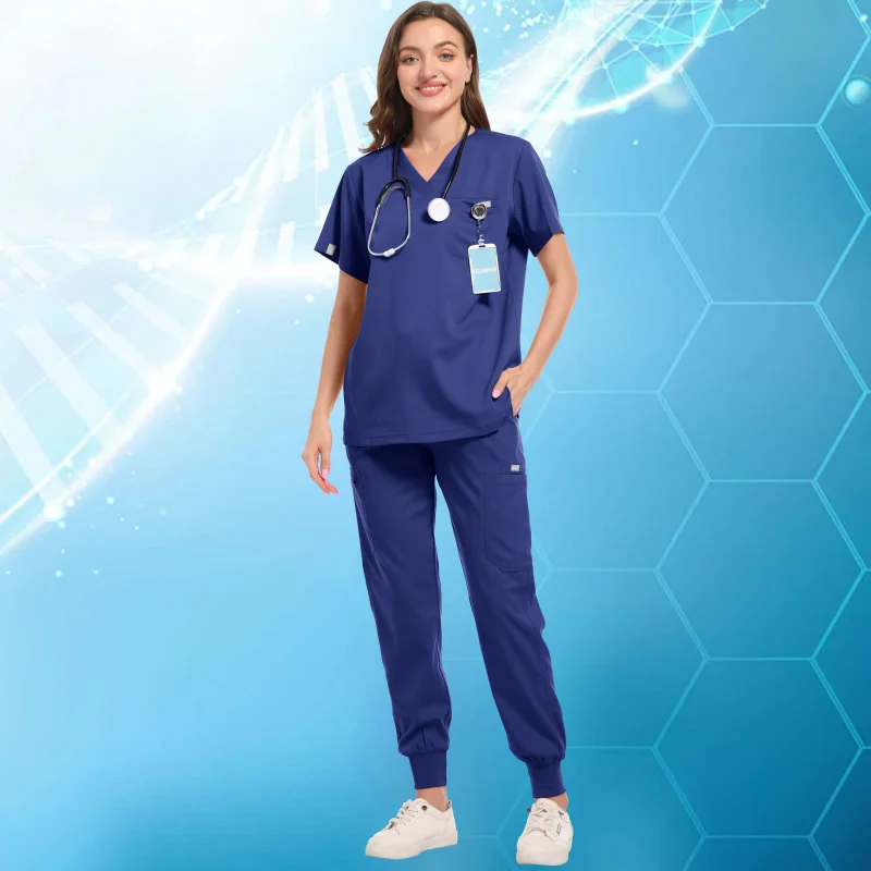 Medizinischer Operationssaal, medizinische Uniform, OP-Bekleidung, Krankenhaus-Arbeits-Bekleidungsset, medizinische Versorgung, Krankenschwester, Zahnchirurgie-Anzug, Arbeitskleidung