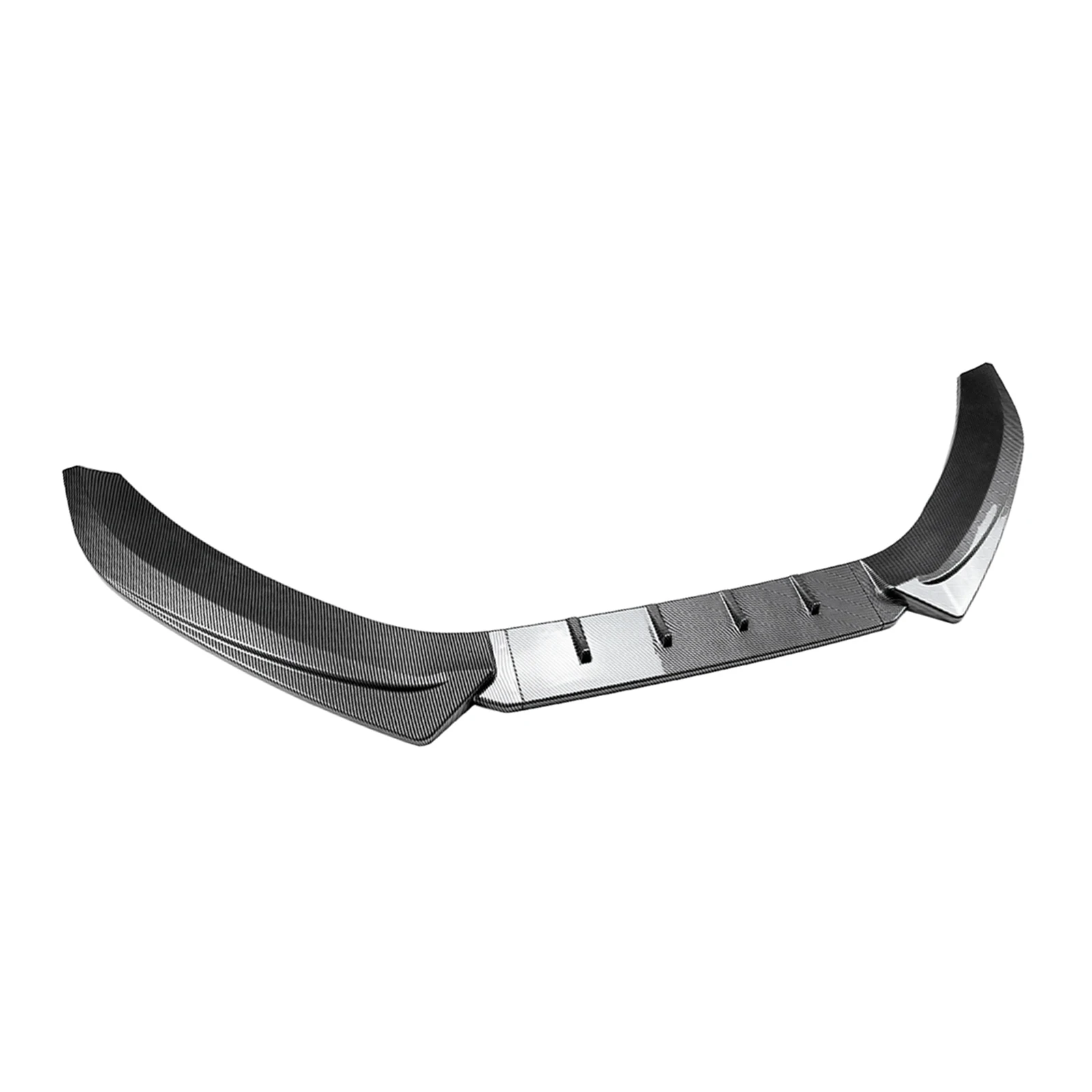Front Bumper Spoiler Lip For Audi A5 S5 8T Sline S-line 2012-2017 Carbon Fiber Look/Gloss Black Lower Splitter Protector Blade