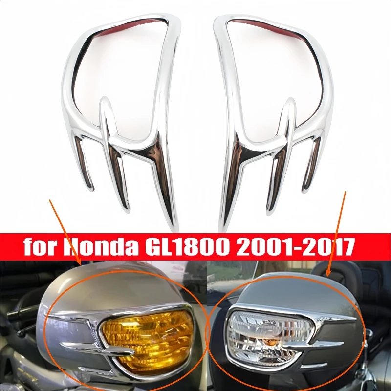 

Motorcycle Indicator light lampshade Turn Signal Light Decoration Adornment Trims For Honda Gold wing GL 1800 GL1800 2001-2011