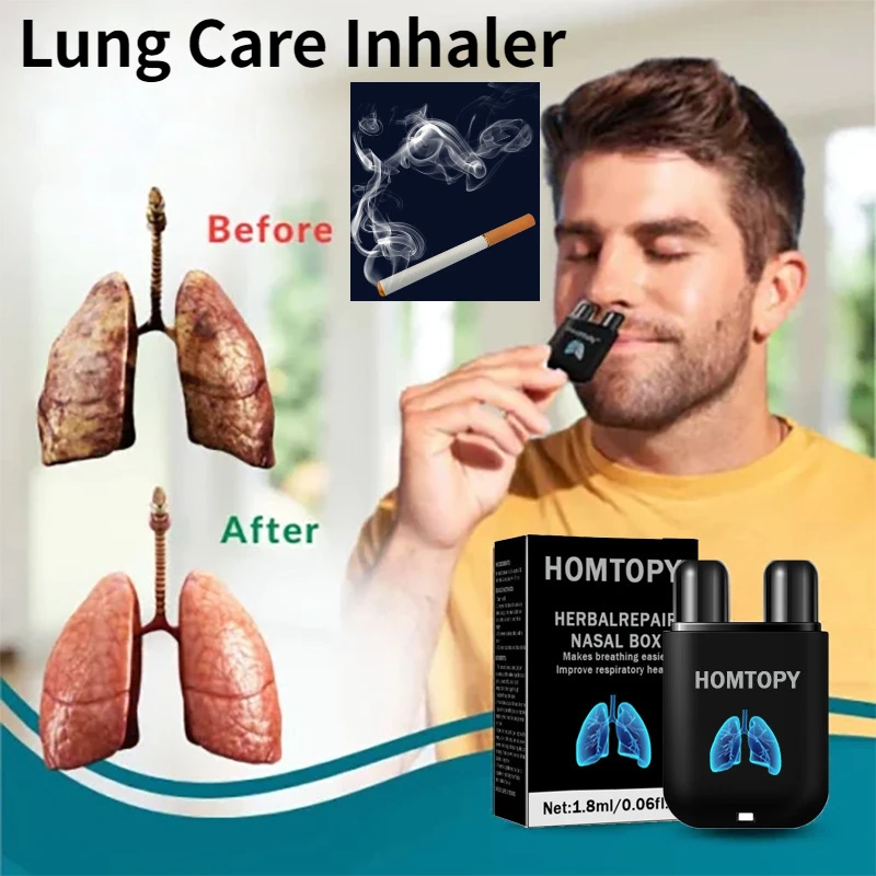 

Lung Care Inhaler Nasal Inhaler Liver Cleansing Herbal Repair Nasal Box Quick Natural Long Lasting Nasal Inhalers Stick Smoking