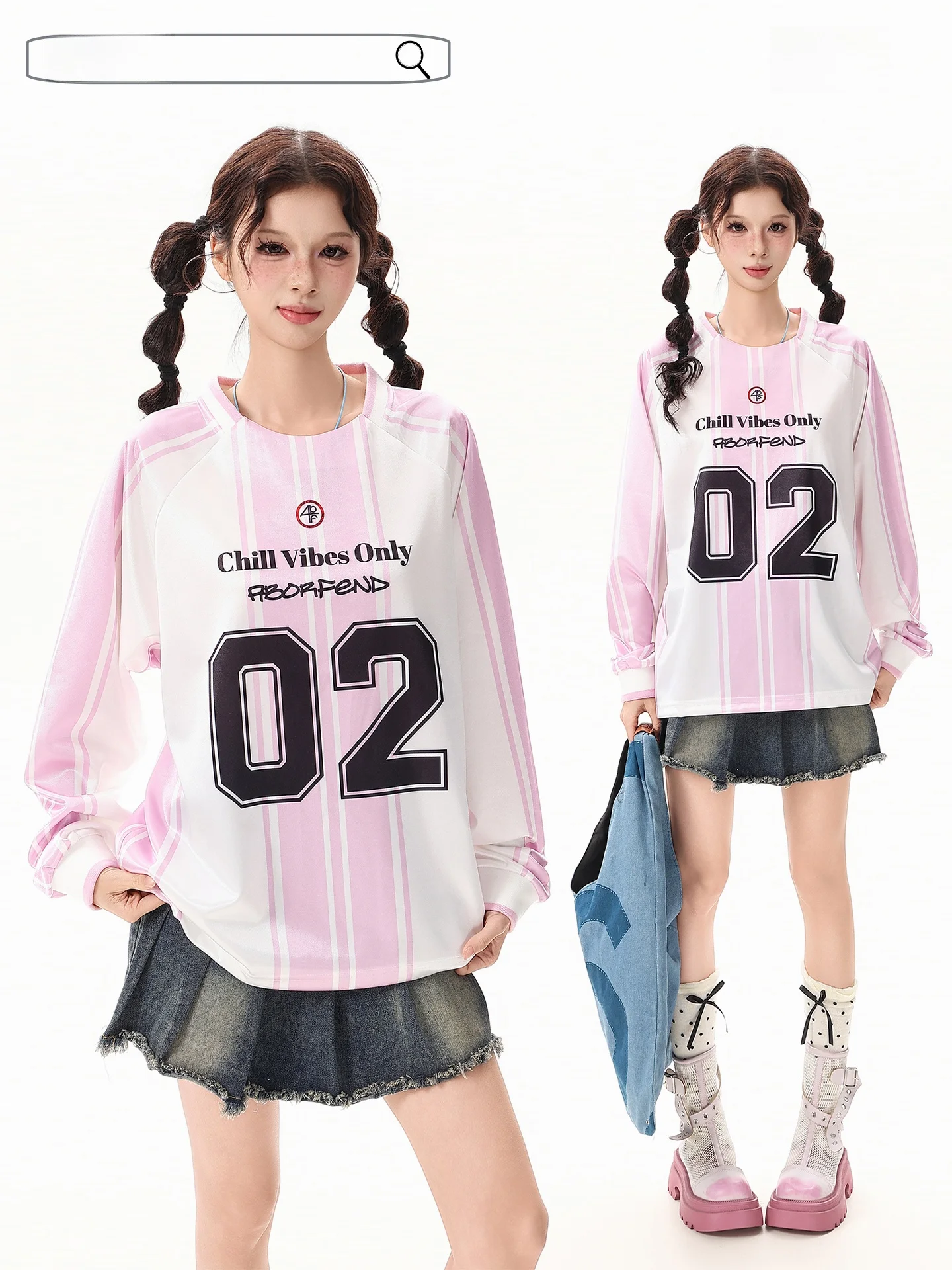 

Женская свободная футболка Boeax American High Street с цифровым принтом, длинным рукавом, из сатина, в стиле колор-блок, летняя модная женская футболка