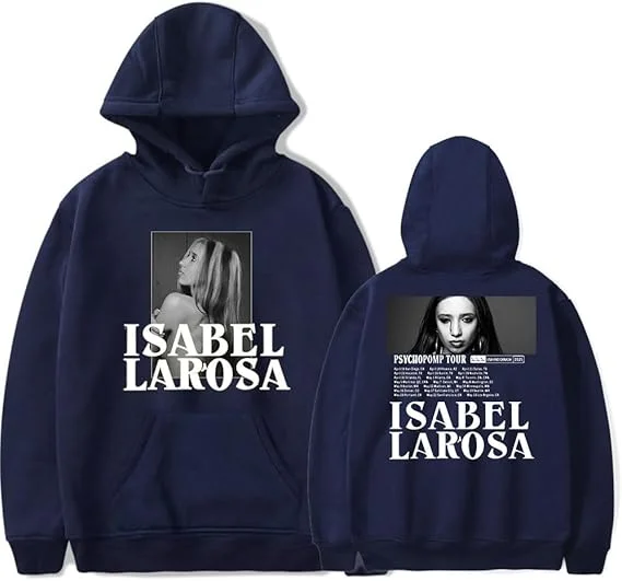 Isabel LaRosa Psychopmp 2025 투어 머치 후드 티 스웨터 streetwear 유니섹스 겨울 & 봄 캐주얼 패션 풀오버