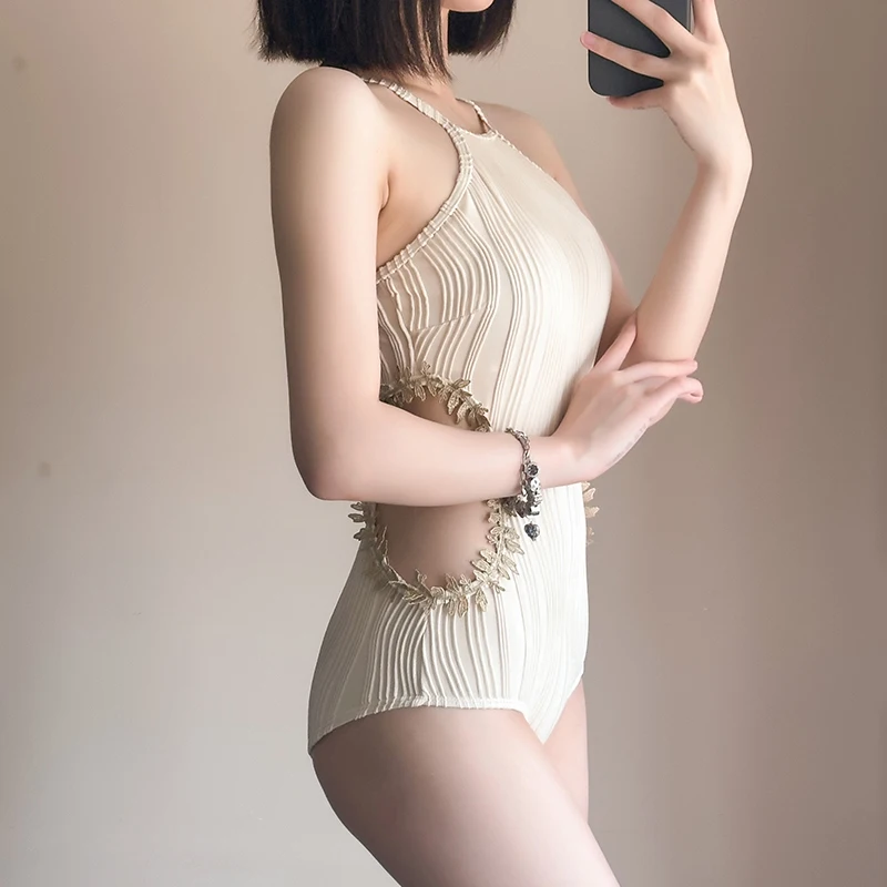 2025 جديد الراقية المتخصصة مثير رقيقة عارية الذراعين الصدور الصغيرة الرغبة النقية الرياح رجل صغير شاطئ البحر #2