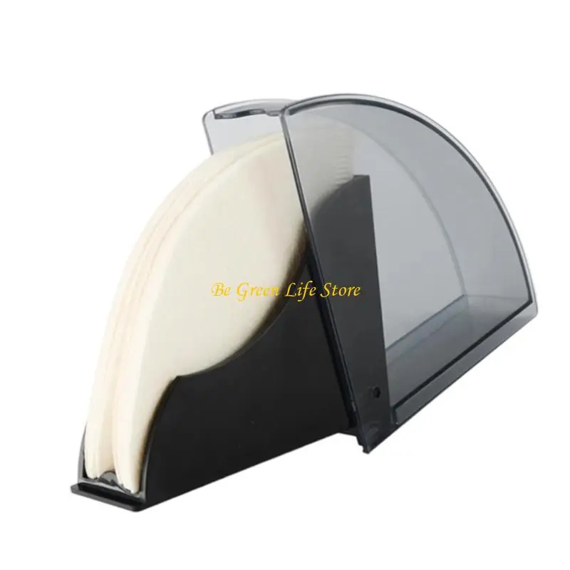 

M7DF 2 Pack Coffee Accessories Stackable Filter Paper Holder Space Saving Design for Various Standard Filters