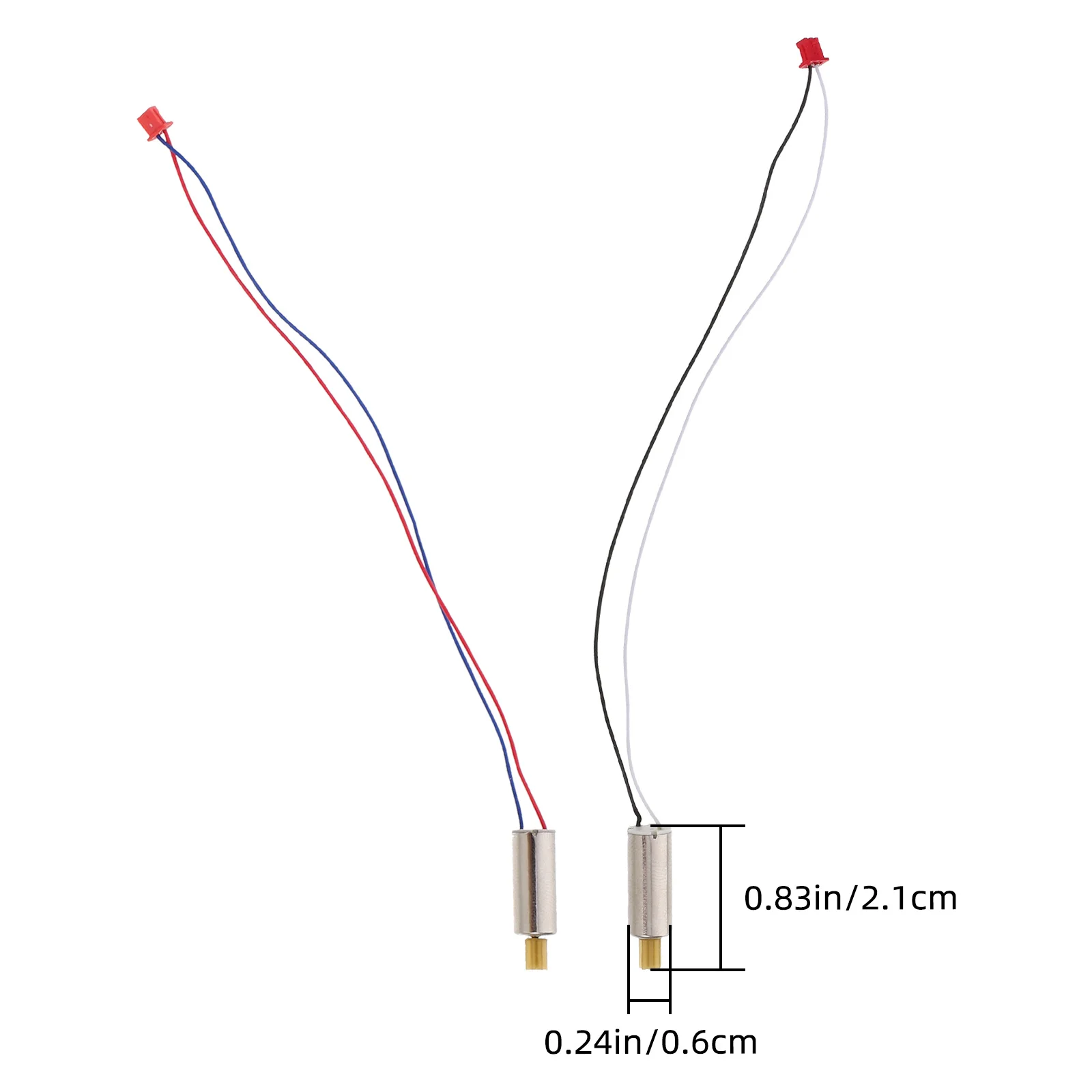 2 uds reemplazo Mini A-B Motor plástico duradero para E88Pro Rc Quadcopter Drone accesorios de Motor piezas de repuesto