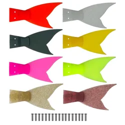 6PCS 300mm Jointed Bait Spare Tail For Gaint Bait Tough Japan Silicone tails Construction For Extreme Durability