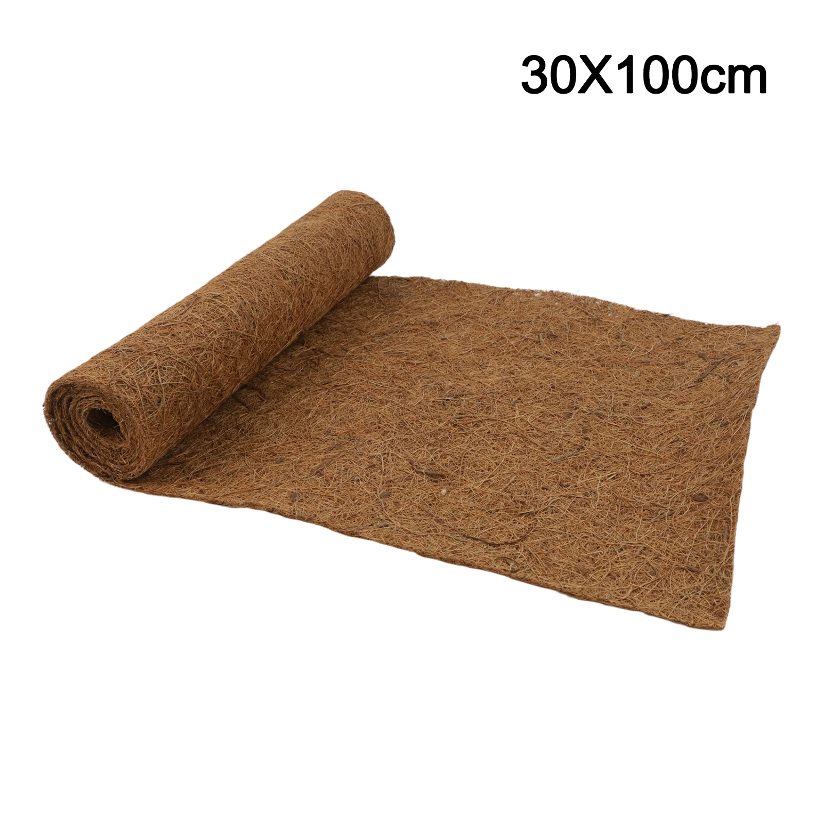 Alfombrillas de palma de Coco Natural, hoja de revestimiento de Coco Natural, alfombrilla antideslizante para plantas de jardín, rollo de Coco, alfombrillas de alfombra de Coco Natural, 30/40/50x100 CM