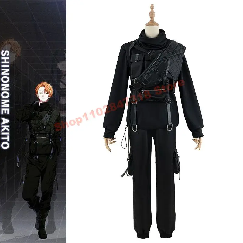 Anime 2023 Virtual Singer Shinonome Akito Cosplay Vivid BAD SQUAD Costume PJSK Colorful Stage! Akt Stage Costumes