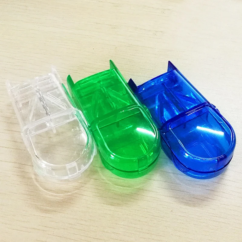 Medicine Box Pill Caplets Medicine Dose Tablet Cutter Splitter Divide Compartment Storage Box Portable Home Medicine Case Boxes