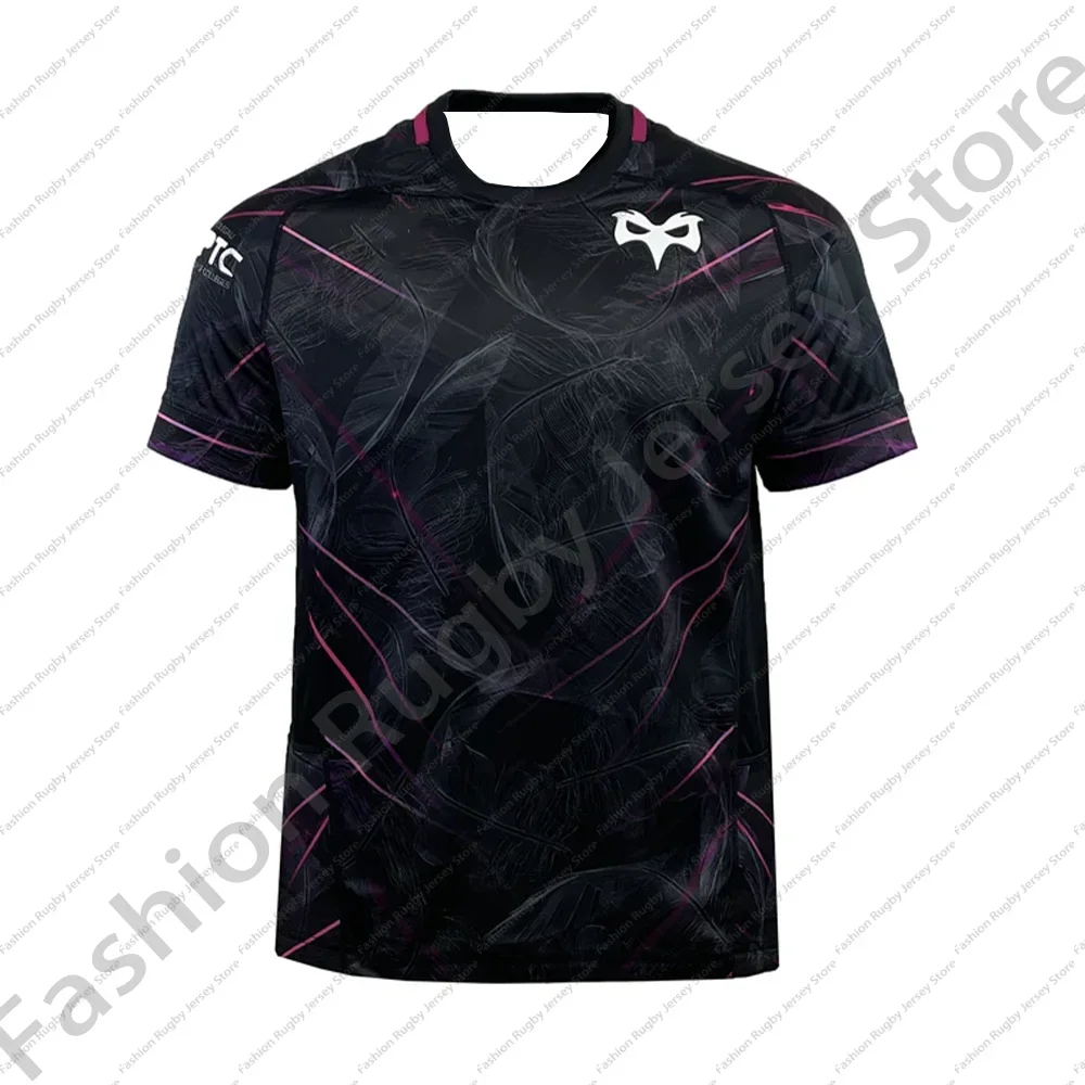 

Ospreys Rugby Jersey Men Kids Children Tracksuit Sportwear Breathable Top Train Casual T Shirt Team Boys Tee Clothes Home Away