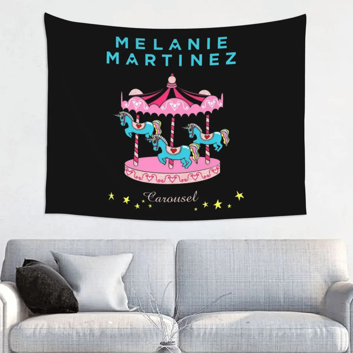 Cute Melanie Martinez Tapestry Wall Hanging Hippie Polyester Wall Tapestry Singer INS Decoration Wall Decor 95x73cm