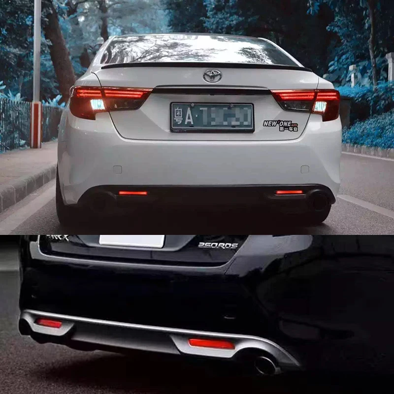 

Hot Selling PP Material Car Diffuser Body Kit Rear Lip for Toyota Mark X 2013-2018
