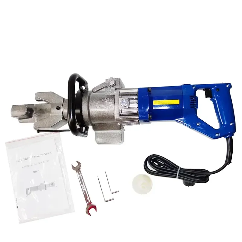 RB-16 Portable Industrial Grade Hydraulic Electric Rebar Bending Machine Small Tool for Steel Bar Metal Bending Zhejiang