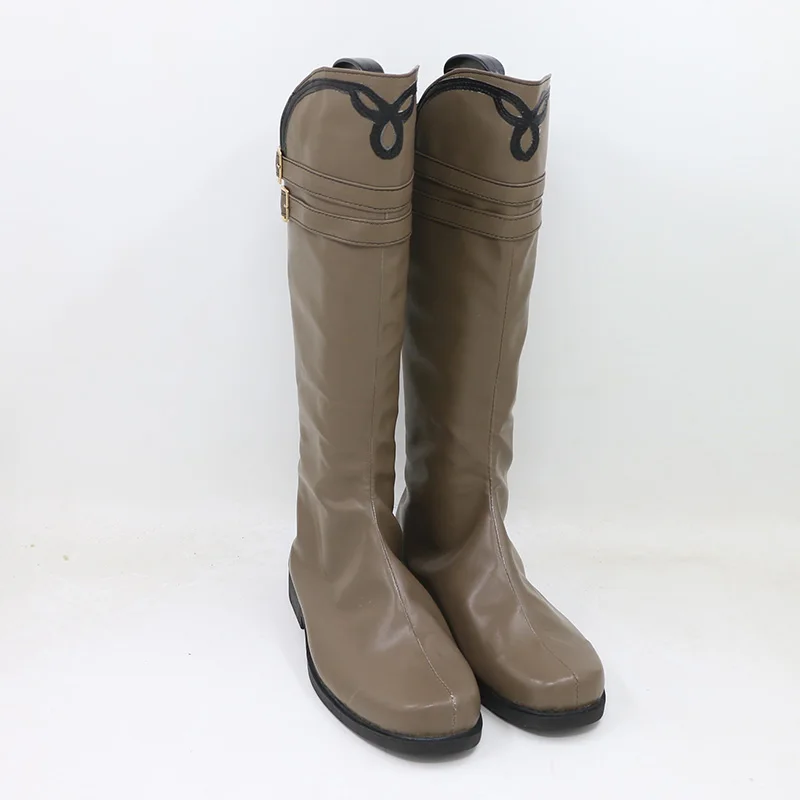 マン・ヴァージル DMC 3 コスプレブーツ PU レザーシューズ