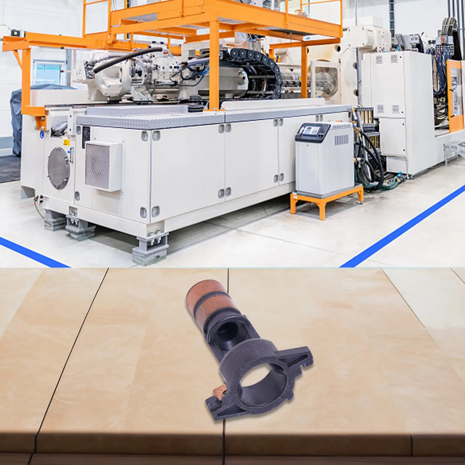 Copper Slip Ring Collector for Electric Motors Set of 2 Rings Dimensions 15 x 7 2 x 8 mm for Various Applications