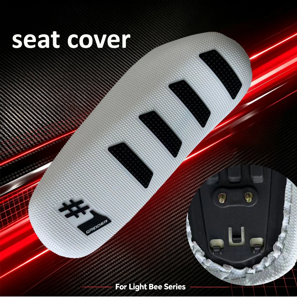 Silicone Seat Skin Anti-slip Waterproof Seat Cover for Surron Light Bee / Light Bee X S Electric Off-road Dirt Bike Universal