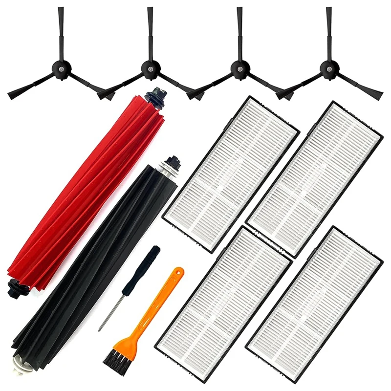 Main Side Brush Hepa Filter Spare Parts Plastic Replacement Parts For Roborock S8 S8+ S8 Pro Ultra S8 Plus Robot Vacuum Cleaners