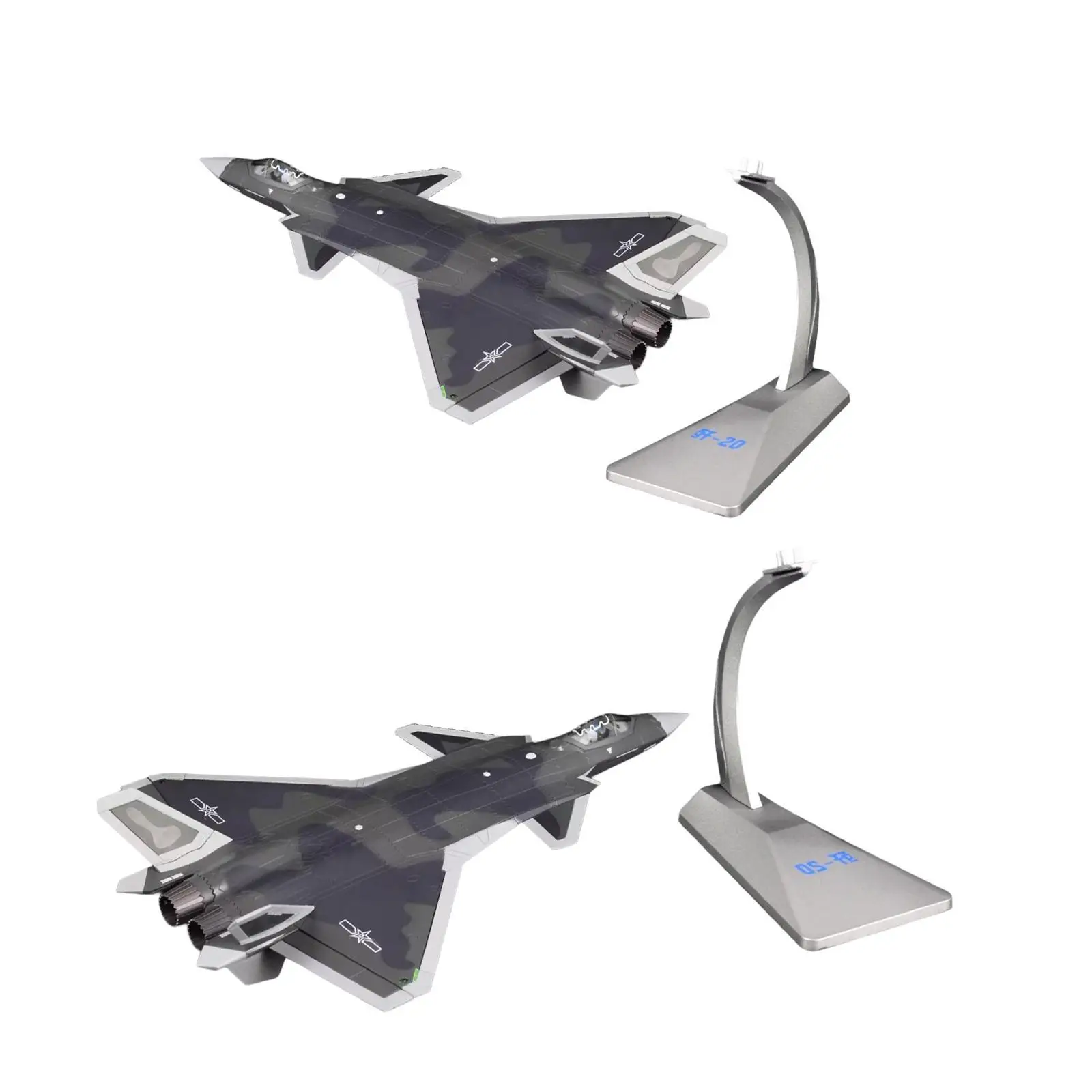 

J20 Airplane Diecast Model Metal Fighter Jet Model for Table Office Bar