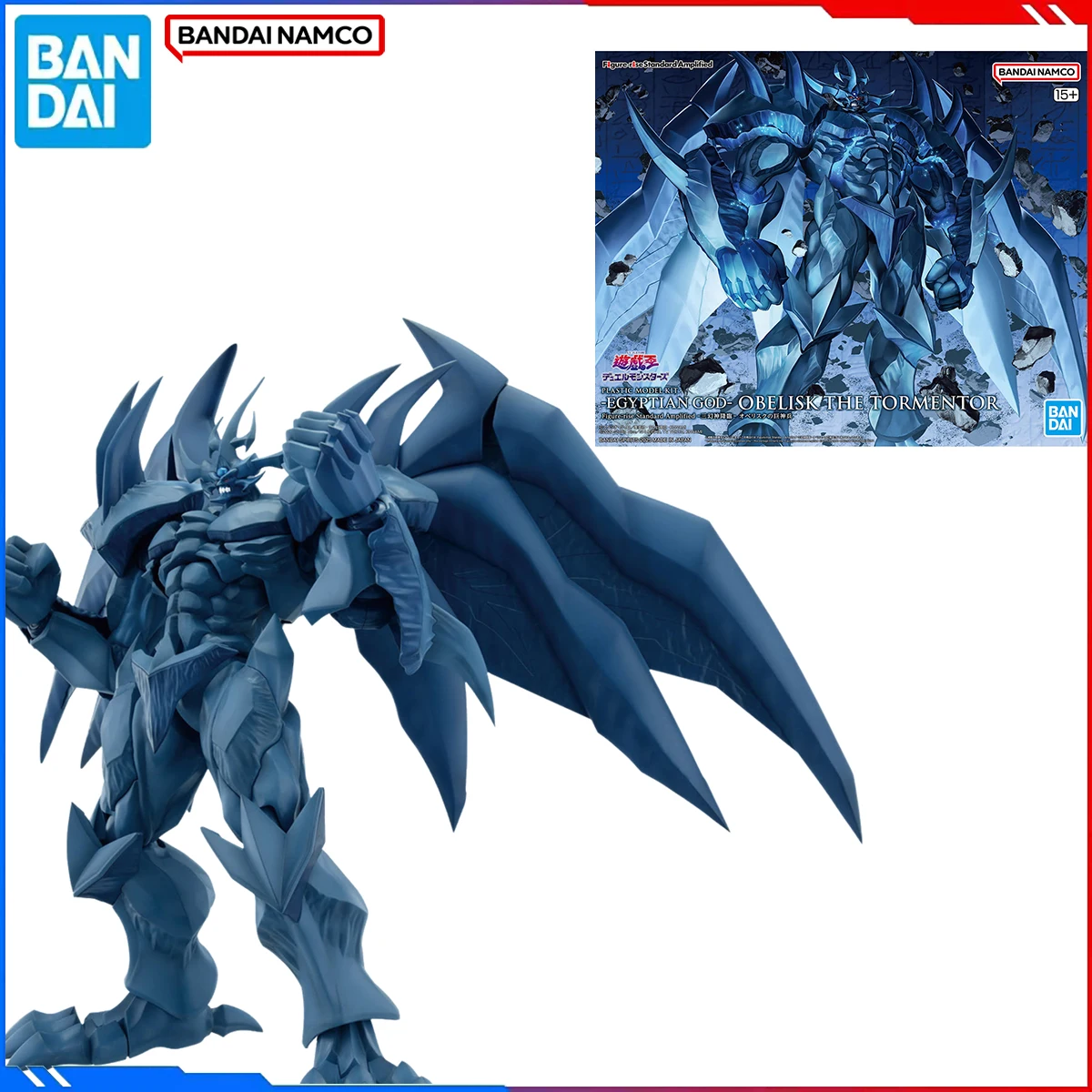 

Genuine Bandai Original Yu-Gi-Oh Figure Model Kits Figure-rise Standard Amplified Anime Figures Obelisk The Tormentor Model Toy