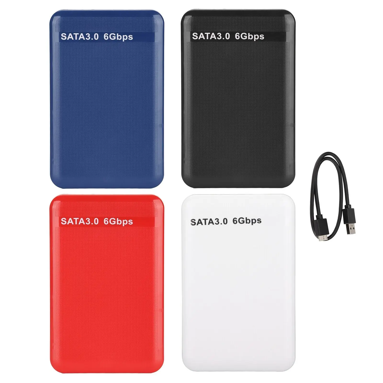 Внешний корпус для жесткого диска 2,5 дюйма USB SATA3.0, корпус для жесткого диска 3,0 дюйма, высокоскоростной корпус для жесткого диска 6 Гбит/с USB 3,0 SATA