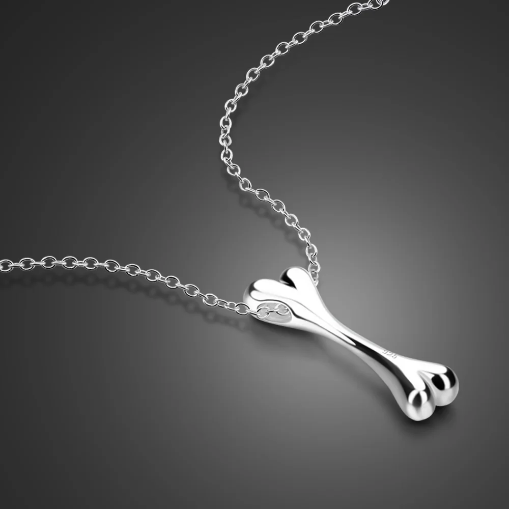 

Ожерелья с подвеской в ​​виде скелета в стиле хип-хоп для мужчин и женщин, серебряная металлическая цепочка на ключицу 925 пробы, новые модные ювелирные изделия, подарок