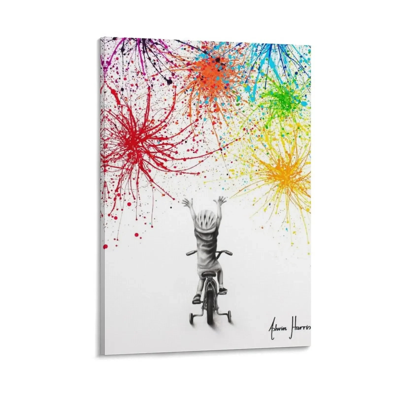 

Playful Celebration Canvas Painting home decor decorative frames wall room Decoration bedroom interior paintings