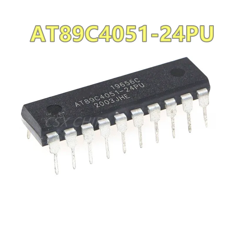 2pcs/lot AT89C4051-24PU AT89C4051-24PI AT89C4051 DIP-20 new and original in stock