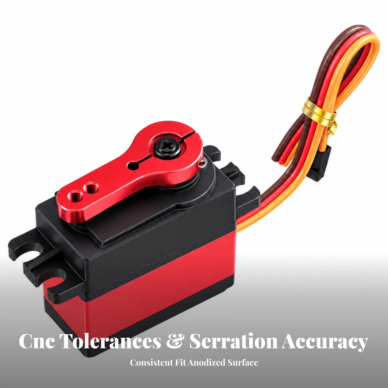 RC Steering Arm Lightweight 25T Aluminum Servo Arm Hardware Rigid for Model Builders