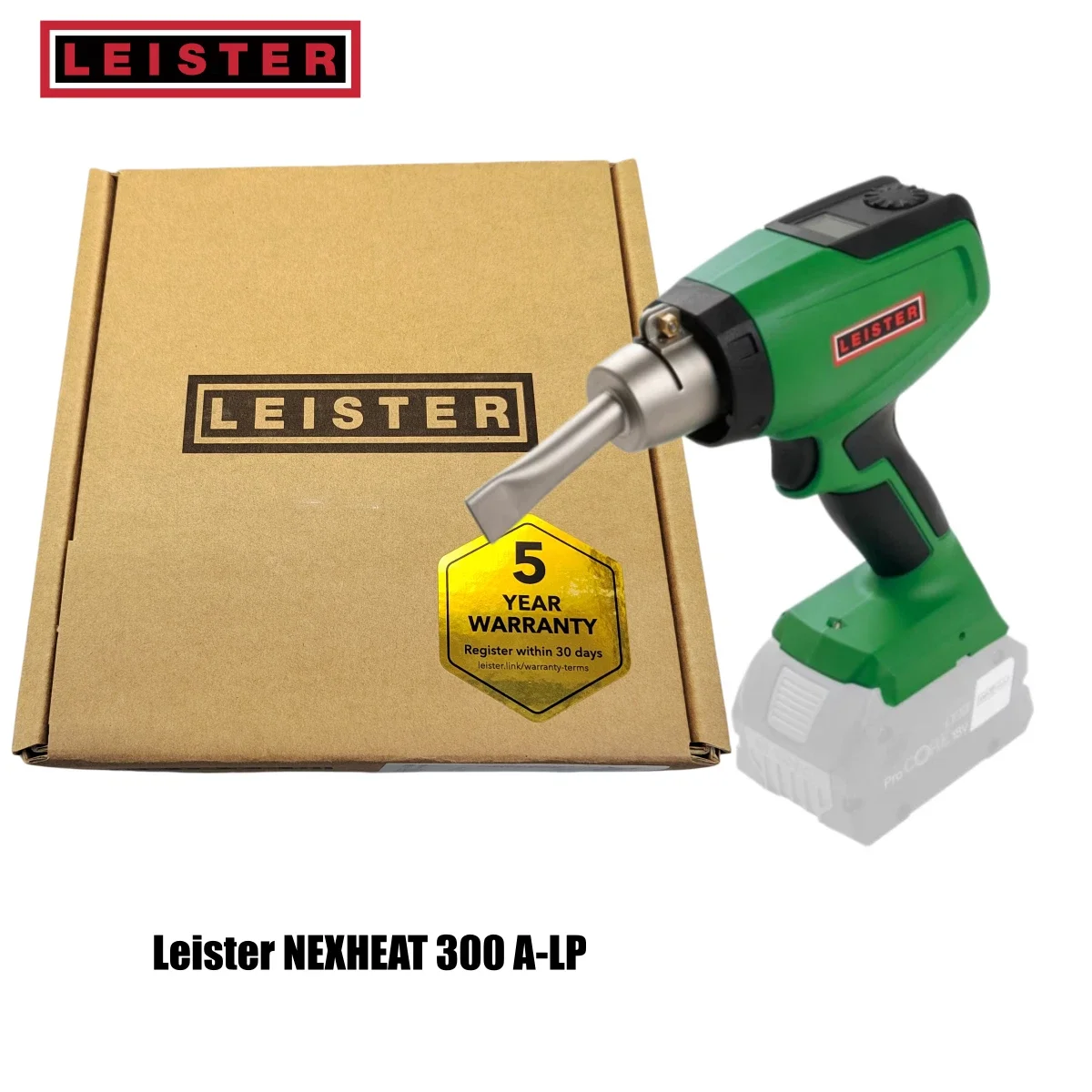 Leister NEXHEAT 300 A-LP cordless plastic welder 600W hot air gun hot air blower 18V