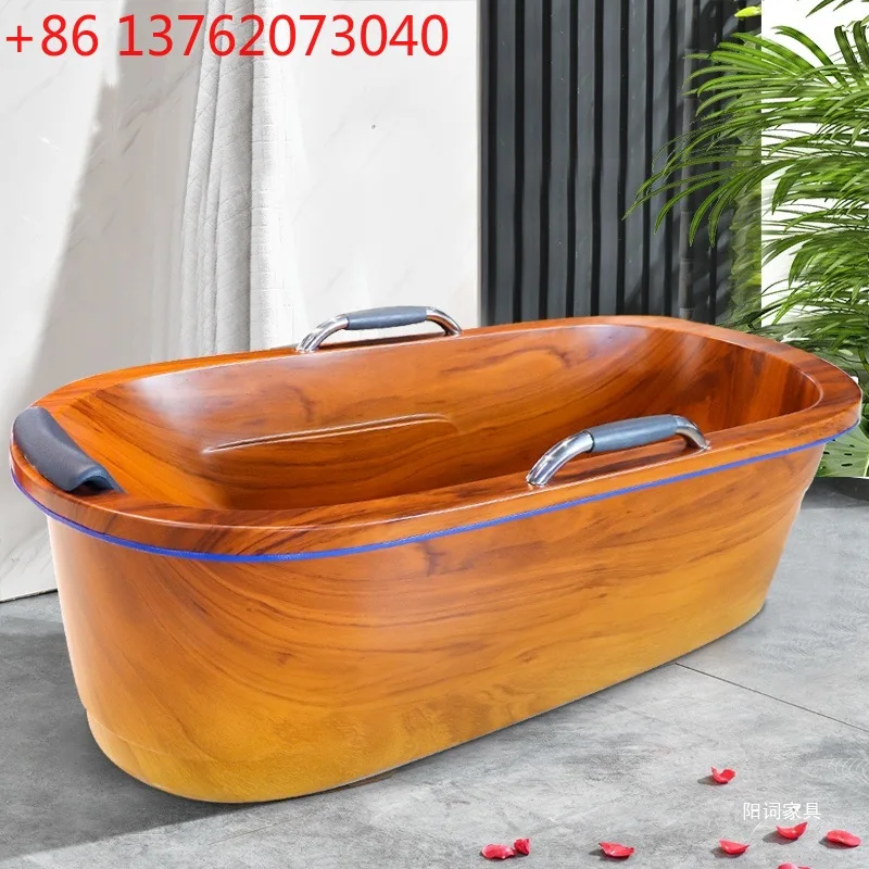 

Акриловая бытовая ванна для взрослых, независимая встроенная ванна без установки