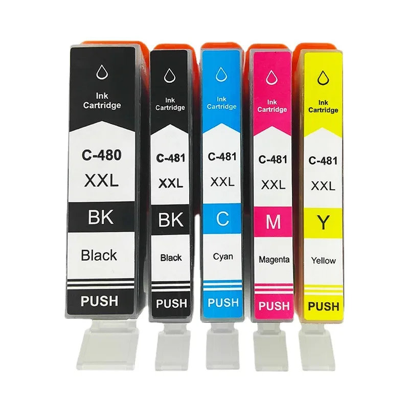 Compatible PGI-480 CLI-481 PGI480 CLI481 480 481 480XL 480XXL ink cartridge for Canon PIXMA TS8140 TS8240 TS9140 Printer