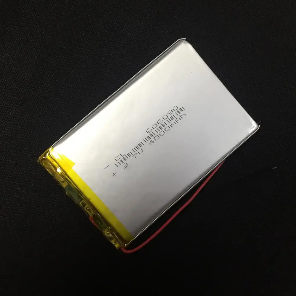 Shenzhen poly lithium Chuangli elektronische divisie 606090   4000 mAh mobiel vermogen (dunne digitale meter) Oplaadbare Li-ion cel