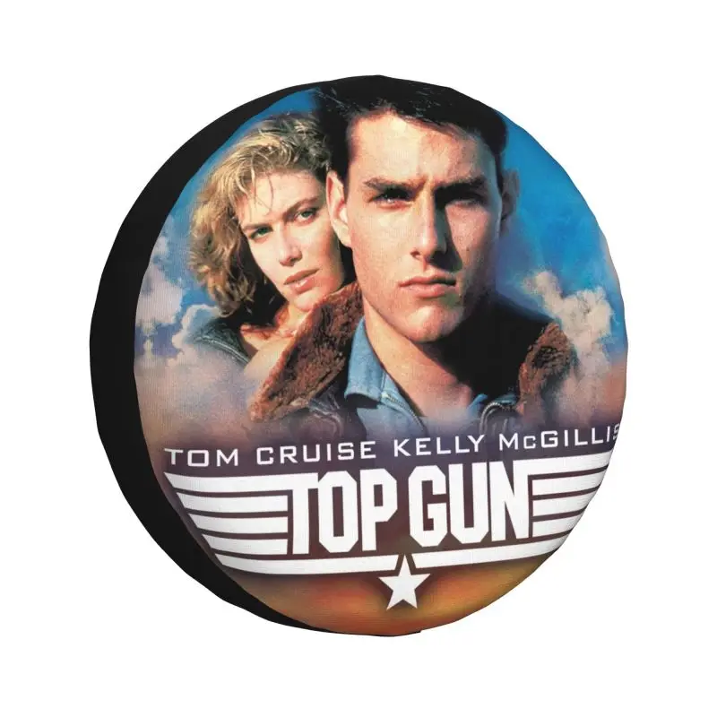 Top Gun Maverick Spare Tire Cover for Toyota RAV4 Prado American Action Tom Cruise Movie 4WD 4x4 SUV Car Wheel Protectors